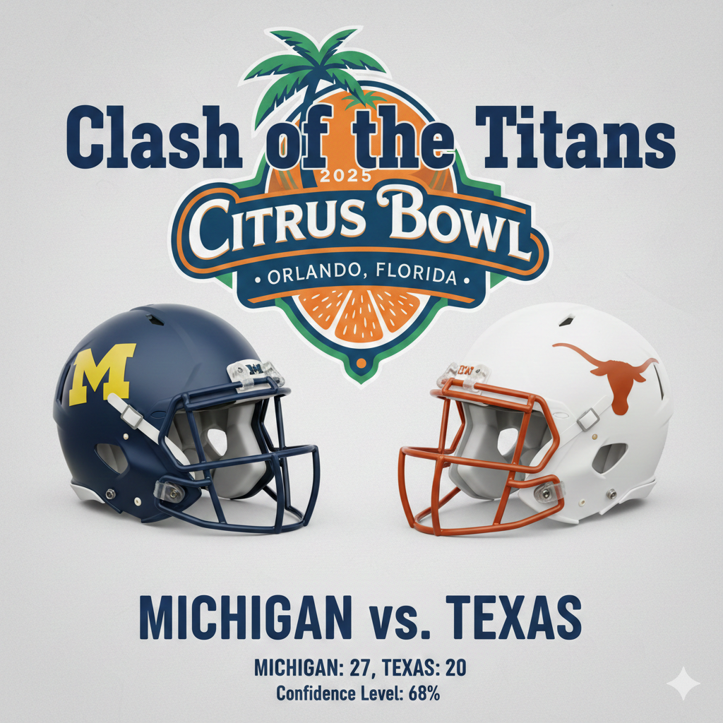 Michigan vs Texas: Citrus Bowl Analysis and Prediction