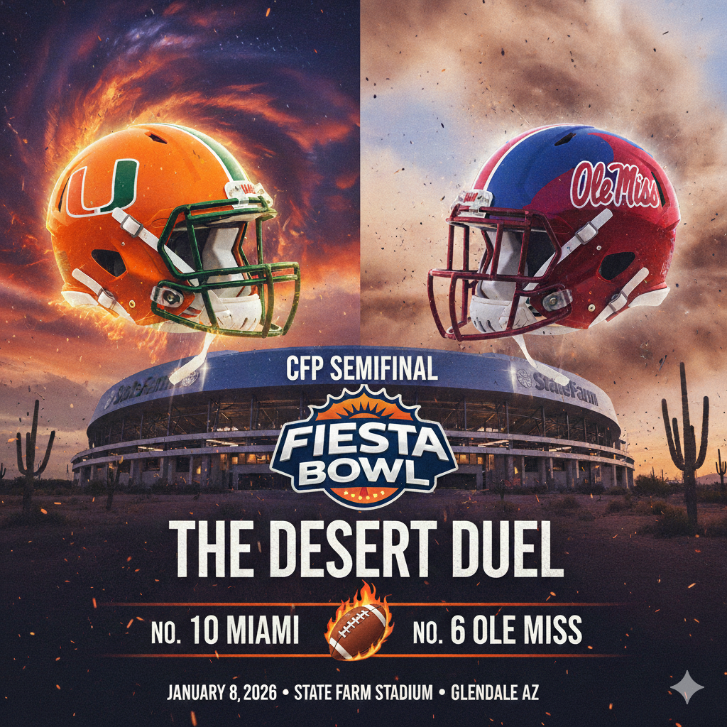 The Desert Duel: No. 10 Miami vs. No. 6 Ole Miss