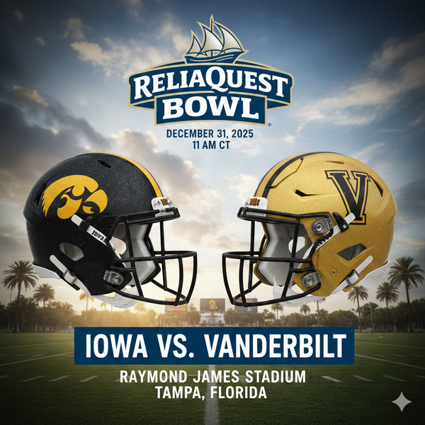 IOWA vs VANDERBILT: ReliaQuest Bowl Analysis and Prediction